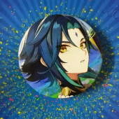 Значок "Аниме. Геншин №1" Z013