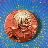 Значок "Аниме. Токийский гуль №6" Z030