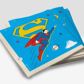 Праздничные бумажные салфетки "Супермен" арт.4660214380587