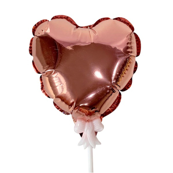 Топпер шар Самодув "Сердце Rose Gold" арт.4690296067328 Топпер шар Самодув "Сердце Rose Gold" арт.4690296067328