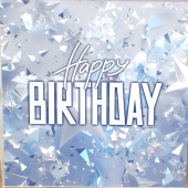 Открытка "Happy Birthday" K459