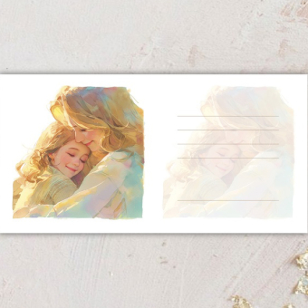 Открытка "Моей бесценной и любящей семье" Mi099