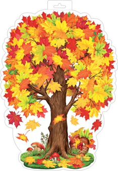 Плакат "Осенний клён" 0-35-035