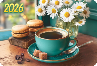 Карманный календарь 2026 "Энергия кофе" КГ-26-388