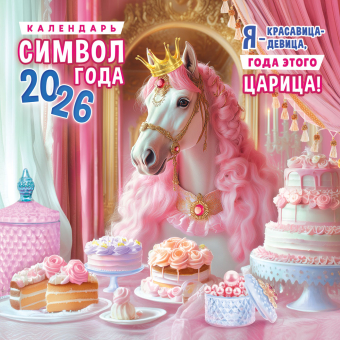 БОЛЬШОЙ перекидной настенный календарь на скрепке на 2026 год "Символ года. Царица" БПК-26-002 (в упаковке) БОЛЬШОЙ перекидной настенный календарь на скрепке на 2026 год "Символ года. Царица" БПК-26-002 (в упаковке)