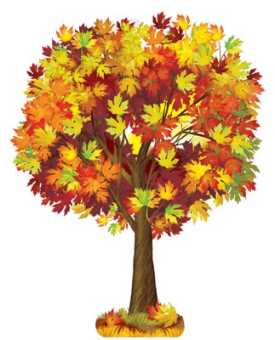 Вырубной плакат "Клён осенний" Ф-15213