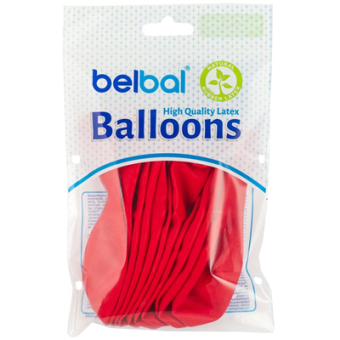 Шары в наборе "В 105/101 Пастель Экстра Red 12 штук" 1102-2760