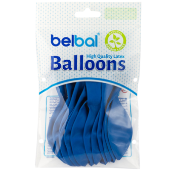 Шары в наборе "В 105/012 Пастель Экстра Mid Blue 12 штук" 1102-2767