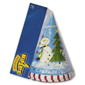 Новогодний колпак "С Новым Годом. Снеговик Весёлый" 1501-1751