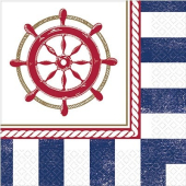 Праздничные бумажные салфетки "Морская" 1502-1999