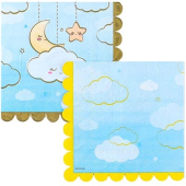 Праздничные бумажные салфетки "Детские Грёзы. Голубой." 1502-5093