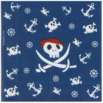 Праздничные бумажные салфетки "Пиратский Остров" 1502-5694
