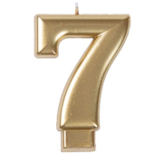 Свеча-цифра 7 "Золотая" 1502-2840