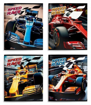 Набор тетрадей в линейку с полями "Высокие скорости" арт.ТОЛ48-ВС