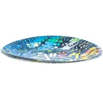 Одноразовые тарелки для праздника "С ДР Граффити" 1502-4503