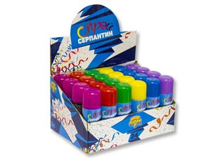 Спрей "Серпантин ассорти" арт.1501-2712