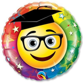 Фольгированный шар "Улыбка Выпускник" 1202-2298