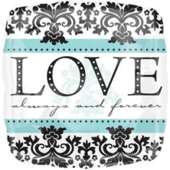 Фольгированный шар "LOVE орнамент" 1202-2464