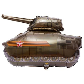 Фольгированный шар "Танк" 1207-3040