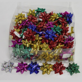 Подарочный бант-звезда в ассортименте "MEDIUM №2 Голография" арт.53507