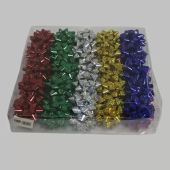 Подарочный бант-звезда в ассортименте "LARGE №3 Голография" арт.53508