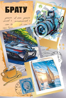 Открытка "Брату" 7.0000978 Открытка "Брату" 7.0000978