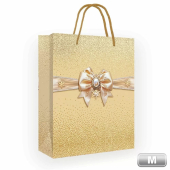 Подарочный пакет "Бант на золотом" 5.0001462