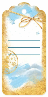 Мини-открытка/Бирка для подарка "С Новым Годом" 5.0001508