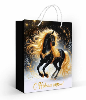 Бумажные подарочные пакеты "Золотая грация" 3.0001265