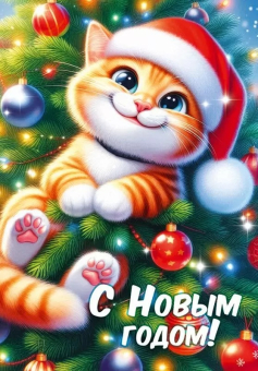 Мини-открытка/Бирка для подарка "С Новым Годом" 9.0001441