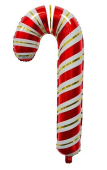Фольгированный шар "Леденец трость" Ч54343