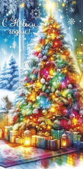 Конверт для денег "С Новым Годом" 0321.073