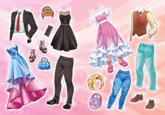 Книжка Одень куклу "Друзья по стилю" ОВБ-017