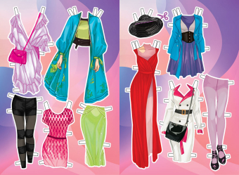 Книжка Одень куклу "Супермодель" ОВ-061