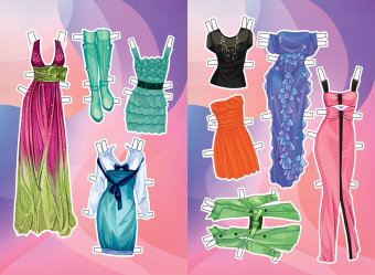 Книжка Одень куклу "Супермодель" ОВ-061