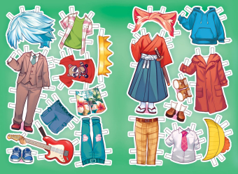 Книжка Одень куклу "Чиби модники" ОВ-063