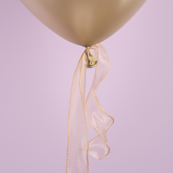 Тканная лента из органзы "Золотая кайма" 6233851