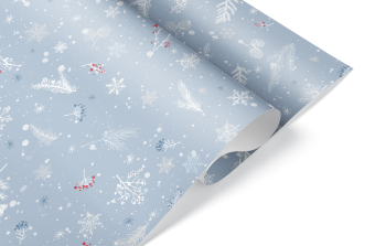 Упаковочная бумага в рулоне "Морозное утро" 2050895/1