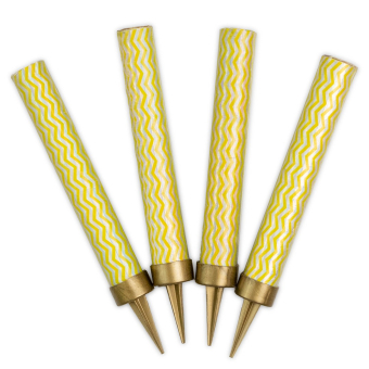 Свечи для торта "Фонтан Зигзаги, Сияющая иллюзия, Голография" ВВ003/3